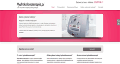 Desktop Screenshot of hydrokolonoterapia.pl